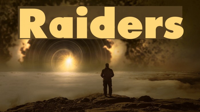 Raiders Font examples