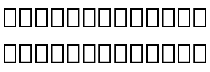 Raidho Theodings Font LOWERCASE