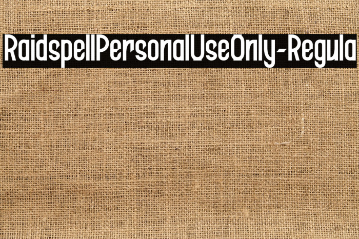 RaidspellPersonalUseOnly-Regula Example 1