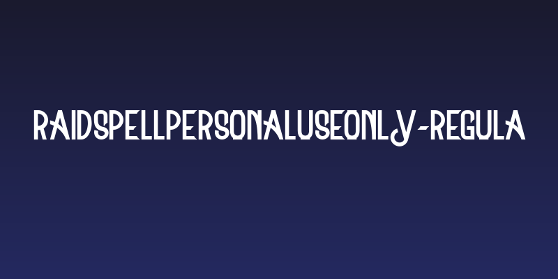 RaidspellPersonalUseOnly-Regula Social Header