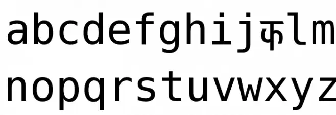 Rail Model Font Litere mici