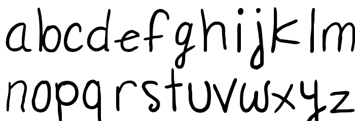 Raila Skies Font LOWERCASE