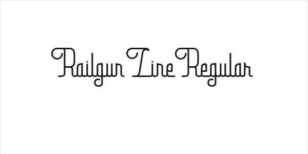 Railgun Line Regular Logo