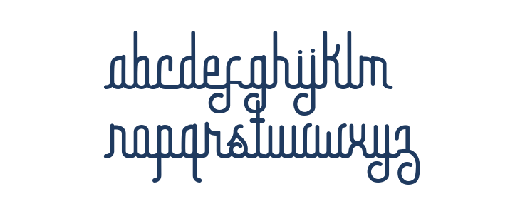 Railgun Line Regular Lowercase