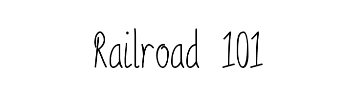 Railroad 101  Free Fonts Download