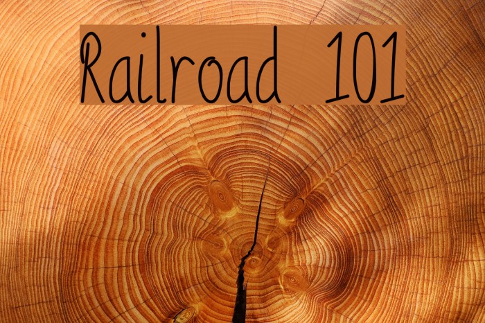 Railroad 101 Font examples