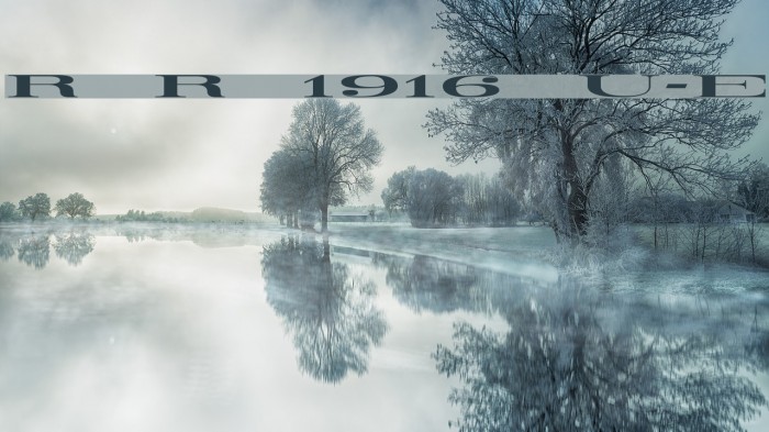 Railroad Roman 1916 Ultra-Expanded Font examples