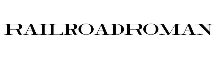 RailroadRoman Font
