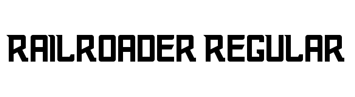 Railroader Regular  免费字体下载