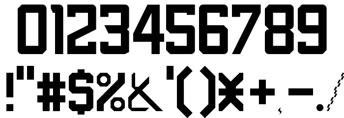 Railroader Regular Font OTHER CHARS