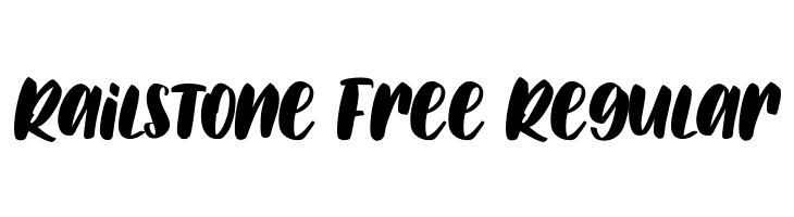 Railstone Free Regular  नि: शुल्क फ़ॉन्ट्स डाउनलोड