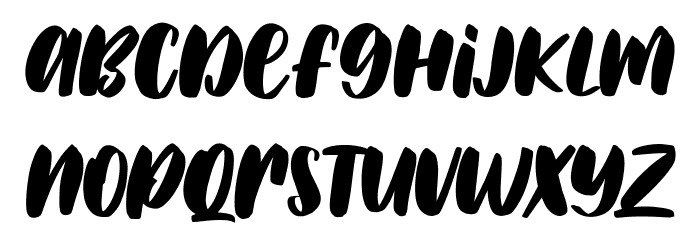 Railstone Free Regular Font LOWERCASE
