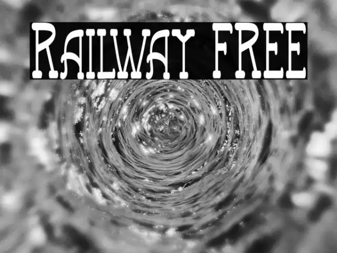 Railway FREE Font examples