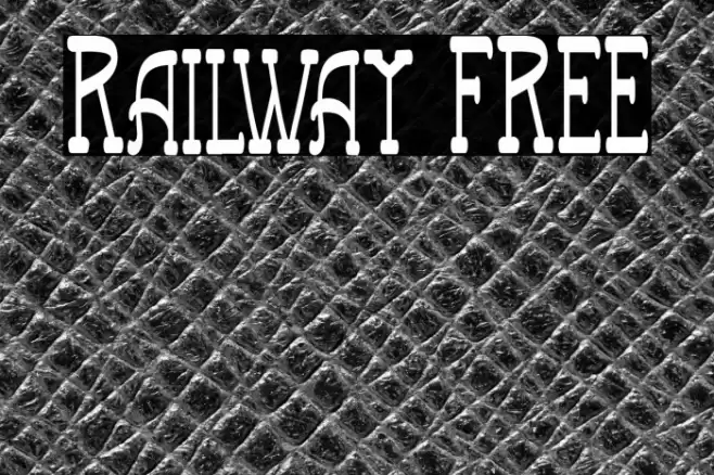 Railway FREE Font examples