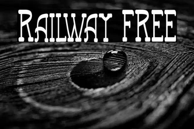 Railway FREE Font examples