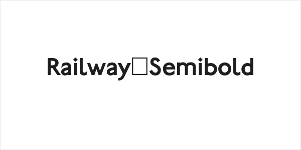 Railway-Semibold Logo