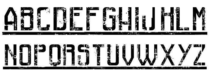 Railway To Hells Font LOWERCASE