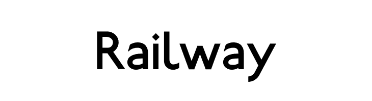 Railway  フリーフォントのダウンロード