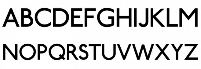 Railway Font Litere mari