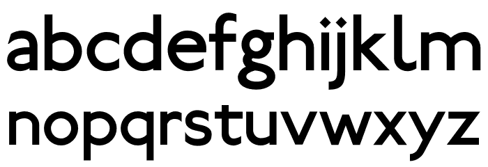 Railway Font LOWERCASE