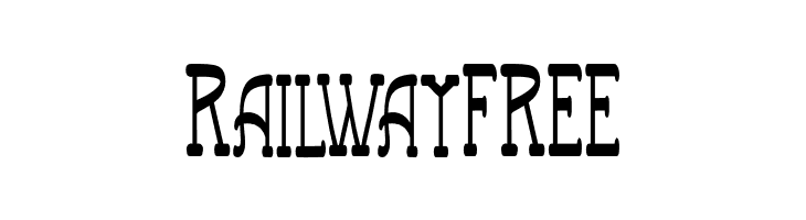 RailwayFREE  Frei Schriftart Herunterladen