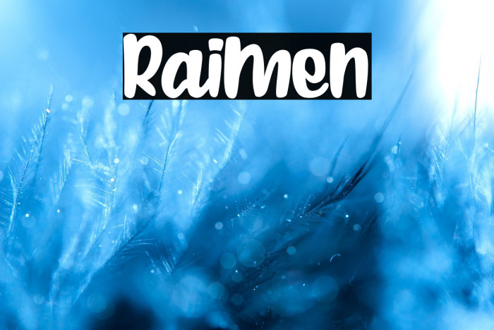 Raimen Example 3
