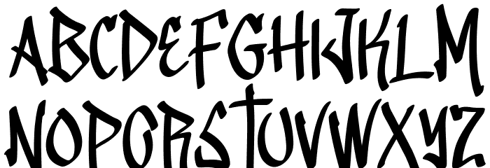 Raimok Skcoterc Trial Regular Font Litere mari