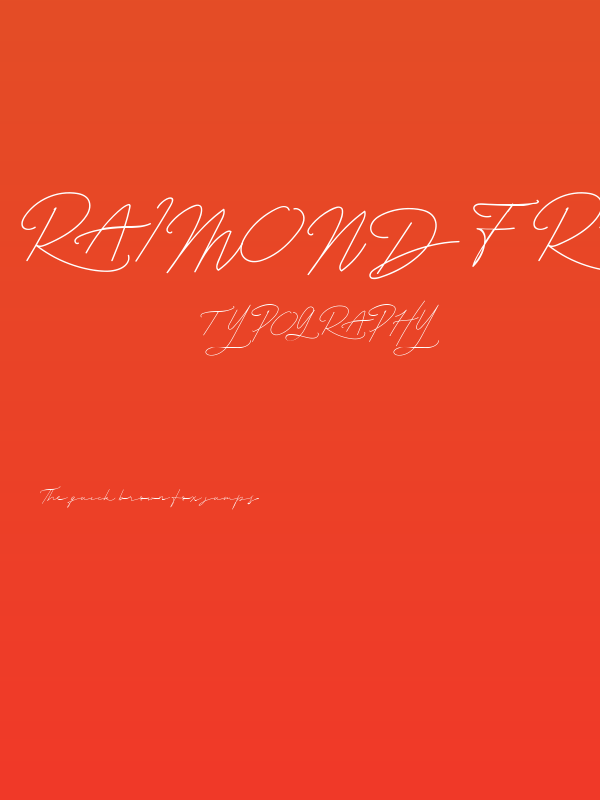 Raimond FREE Poster