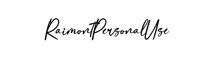 RaimontPersonalUse  नि: शुल्क फ़ॉन्ट्स डाउनलोड