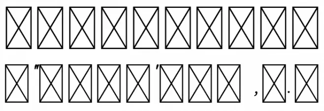 RaimontPersonalUse Font OTHER CHARS