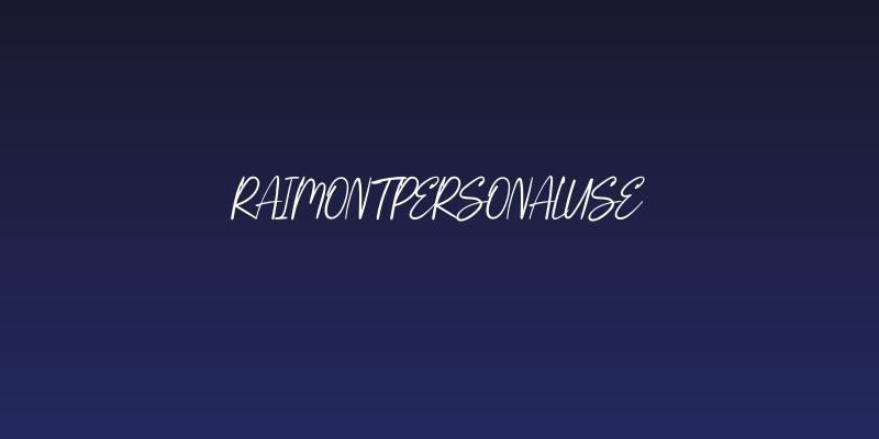 RaimontPersonalUse Social Header