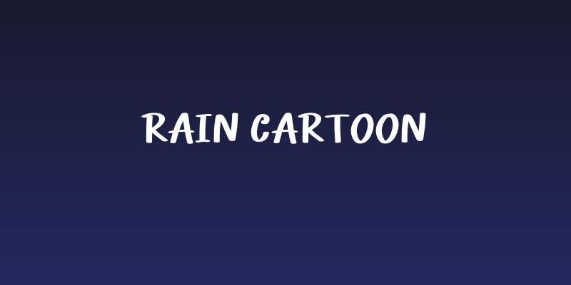 Rain Cartoon Social Header