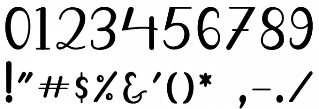 Rain Gold Font OTHER CHARS