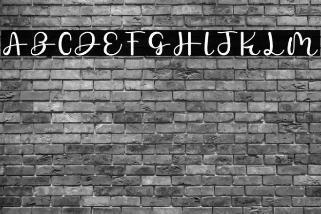 Rain Gold Font examples