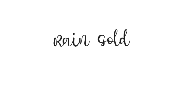 Rain Gold Logo
