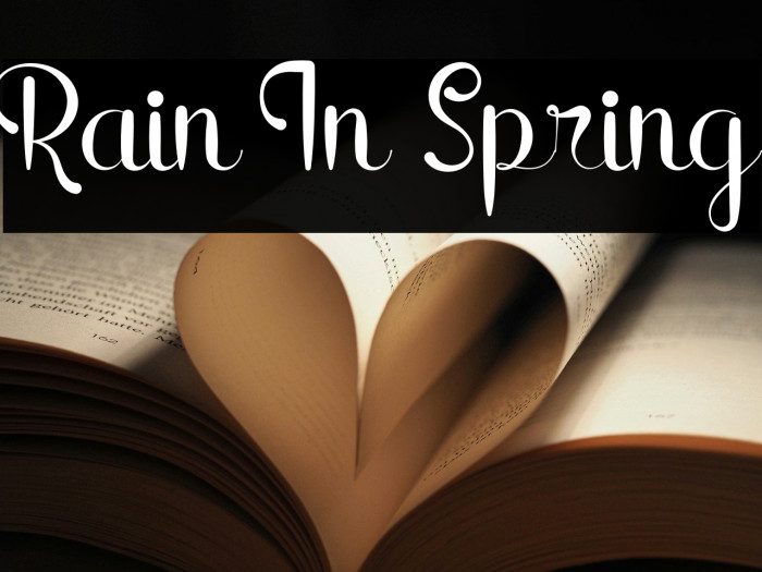 Rain In Spring Example 1