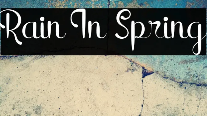 Rain In Spring Example 2
