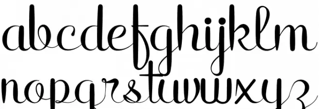 Rain In Spring Schriftart Kleinbuchstaben