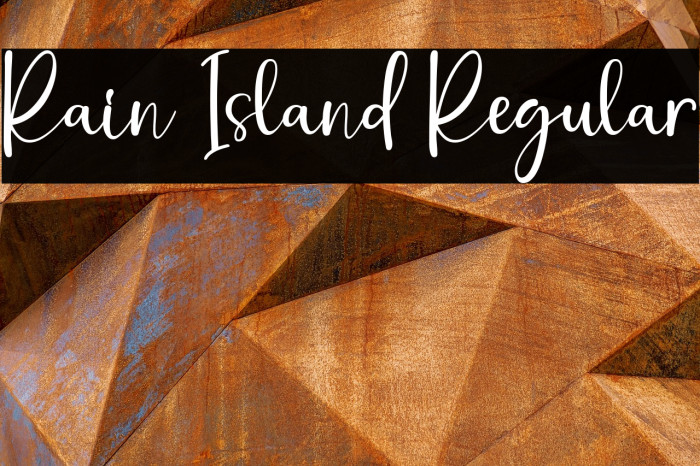 Rain Island Regular Example 1