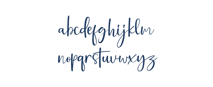 Rain Island Regular Lowercase