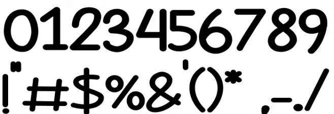 Rain Kiss Font OTHER CHARS