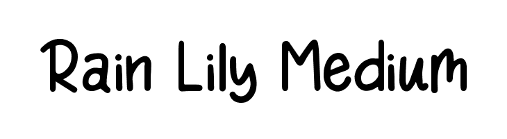 Rain Lily Medium  Descarca Fonturi Gratis
