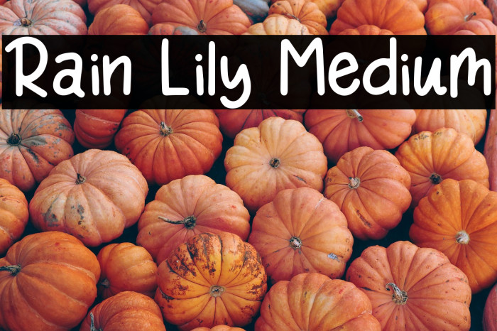 Rain Lily Medium Example 2