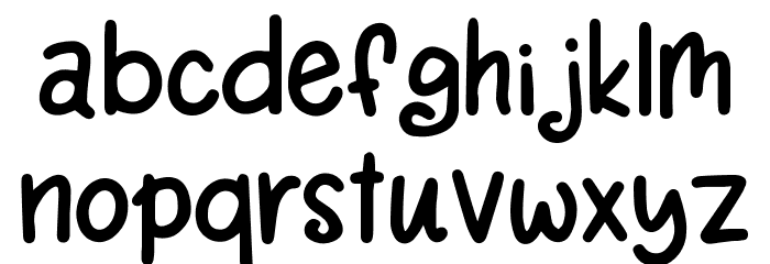 Rain Lily Medium Font LOWERCASE