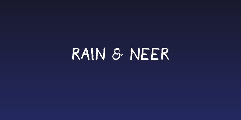 Rain & Neer Social Header