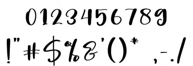 Rain Night Schriftart Anderer Schreiben