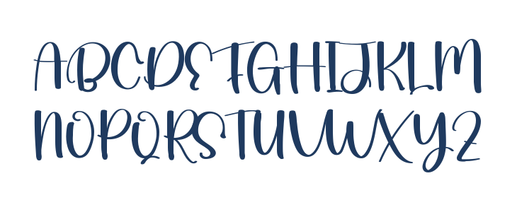 Rain Night Uppercase