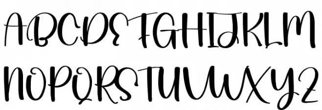 Rain Night Schriftart Gro&szlig;