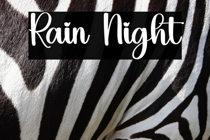 Rain Night Example 3