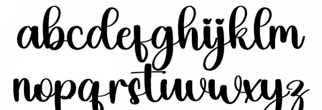 Rain Night Schriftart Kleinbuchstaben